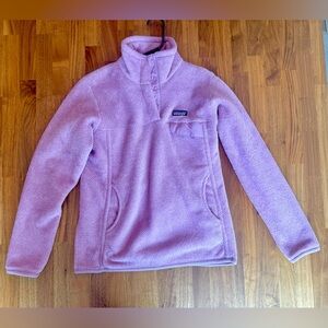 Women's Patagonia Re-Tool Snap-T® Pullover - Verbena Purple - Size Medium